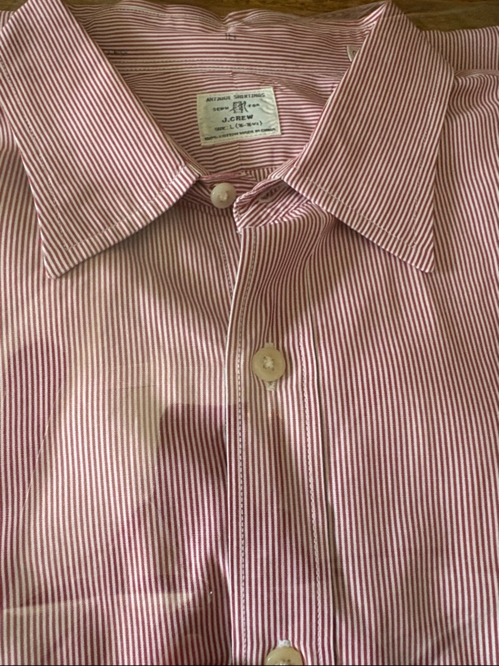 J. Crew Men's Subtle Stripe Dress Shirt